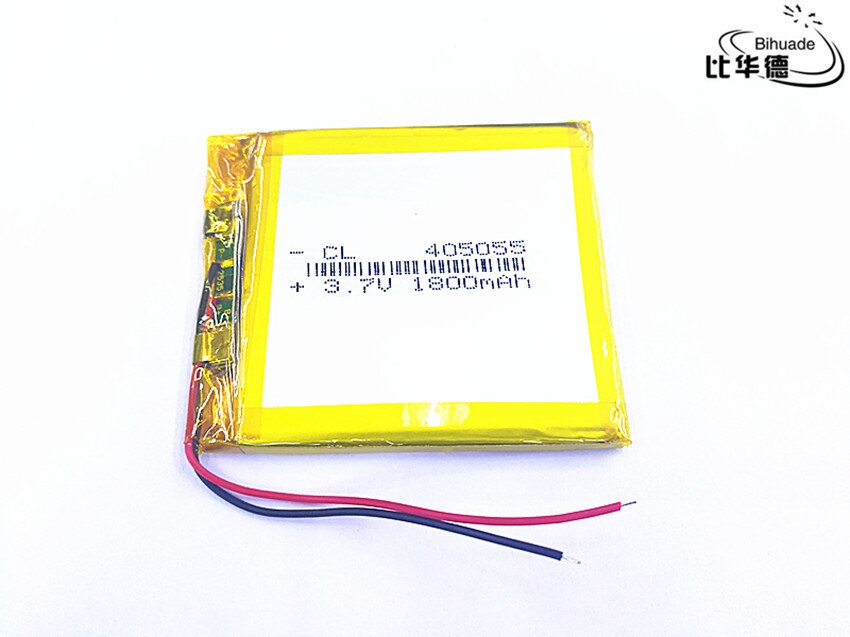 1 stück 3.7v 405055 lithium-polymer-akku (li-po, li-ion 1800 für  mp3 mp4 mp5 gps-, psp- und bluetooth-fähige mobiltelefone