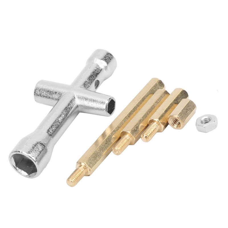 stainless wire sleeve insert thread repair kit M3 Brass Hex Pillar Screw Nut Parts Kit Mini Wrench Socket Set for Smart