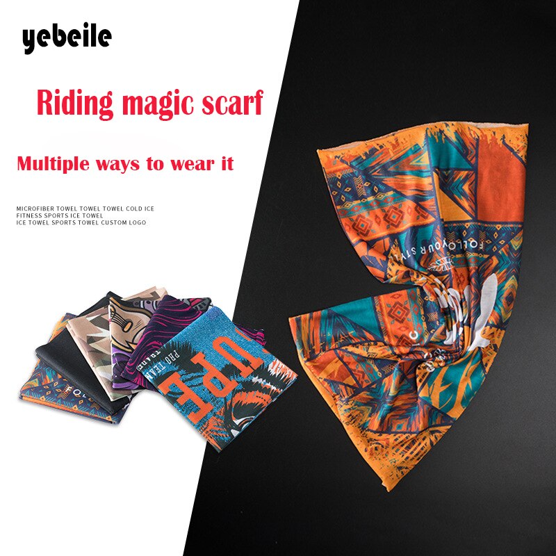 Yebeile magic sjaal mode printen outdoor sport utility fietsen zonnebrand gezicht handdoek Wandelen Sjaal Sport Hoofddeksels Bandana