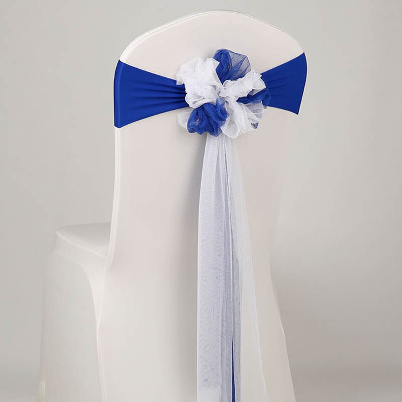 Bandas de satén para silla de boda, cintas para sillas de , cubierta de nudo para silla de decoración, lazo para silla de banquete, color dorado y rosa, novedad