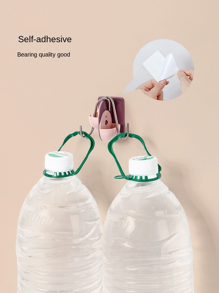 Kitchen Hole-Free Power Cord Plug Hook Multi-Function Seamless Strong Paste Socket Storage Fixed Device Hook