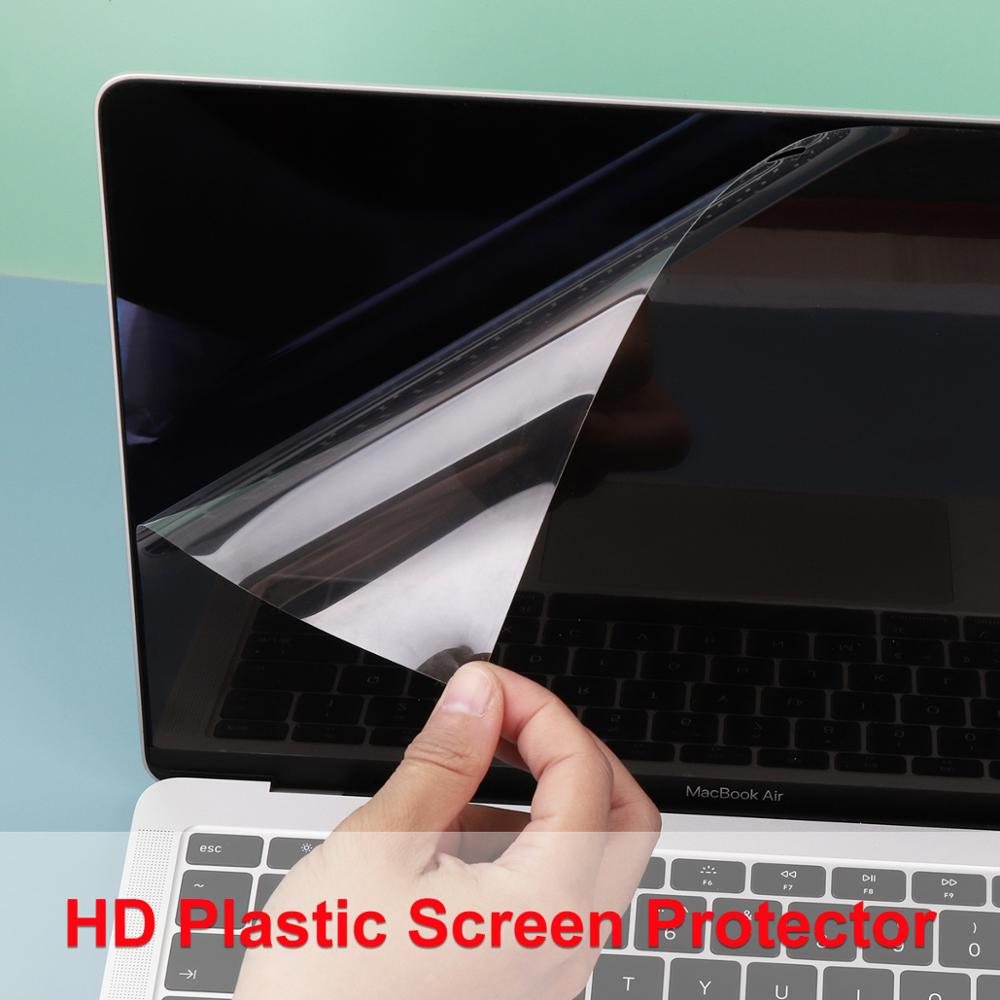 Screen Film Protector for MacBook Air Pro 13 16 inch A2179 A2289 A2141 Plastic HD Screen Sticker Air Pro Retina 11 12 13 15