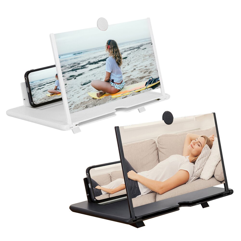 Screen Versterker Mobiele Telefoon 3D Screen Video Vergrootglas Voor Mobiele Telefoon Smartphone Vergroot Screen Telefoon Houder Stand Cinema