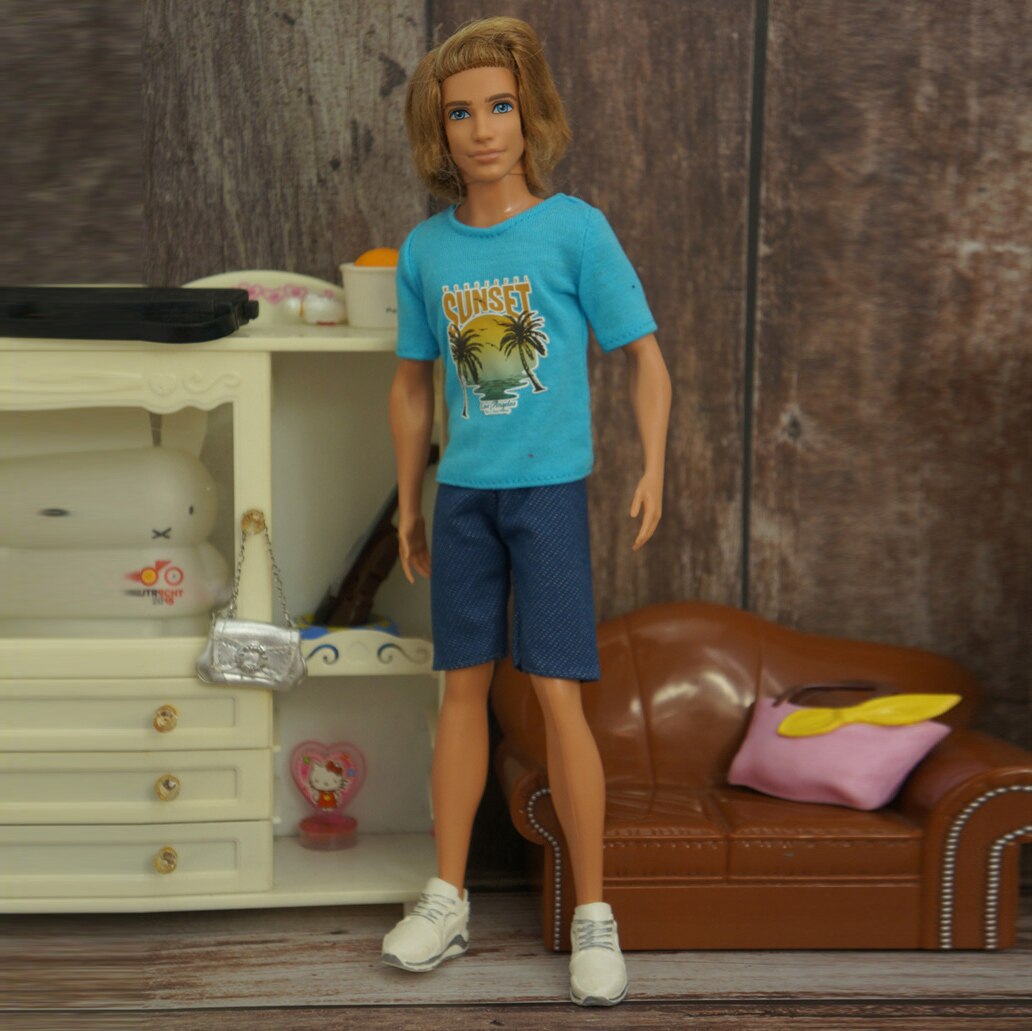 Ken Doll-ropa vaquera, chaqueta vaquera, abrigo, pantalones, Sudadera con capucha, muñeca, novio, ropa Ken, uso diario, traje informal, accesorios para muñecas de 30cm