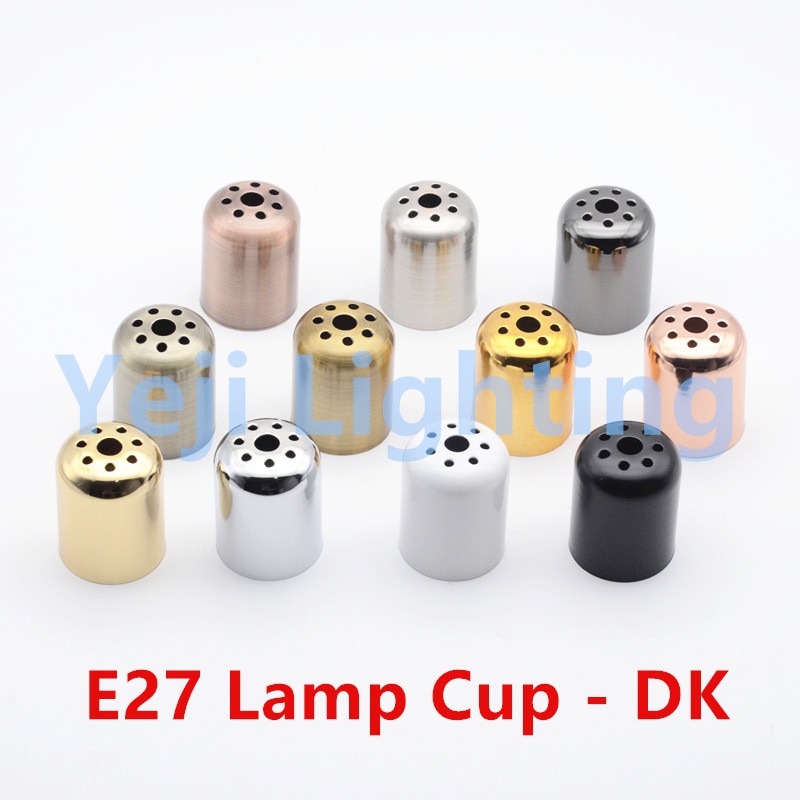 E27 lamp cup E27 socket lamp holder cover cap jacket cover cup retro led pendant light lamp base fittings lighting accessories