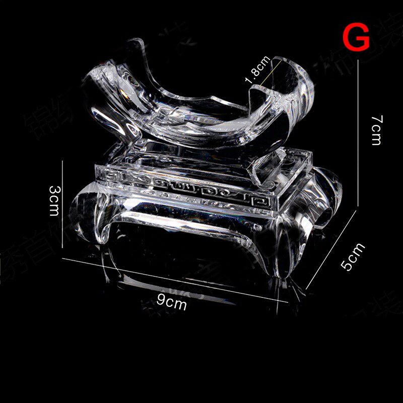 Acrylic Bracelet Jewelry Wrist Watch Display Rack Holder Show Case Stand Tool Clear Plastic Display: G
