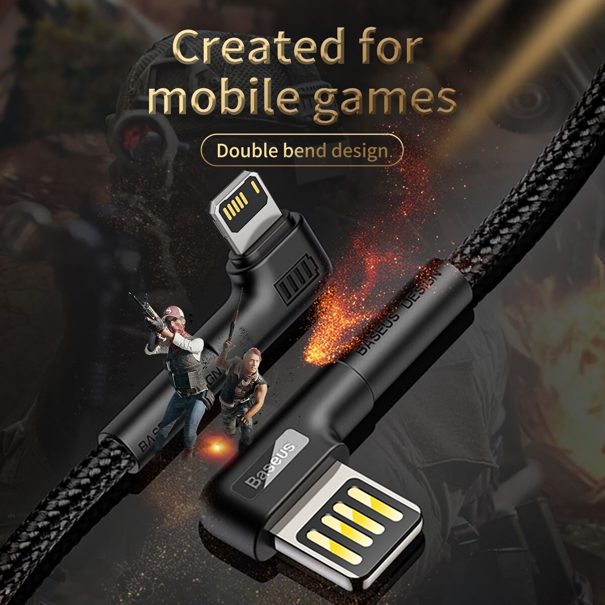 Baseus USB Kabel Für iphone 12 11 Profi max 2,4 EINE Schnelle Ladung Ladegerät Kabel Für iphone USB Draht Kabel praktisch Kabel