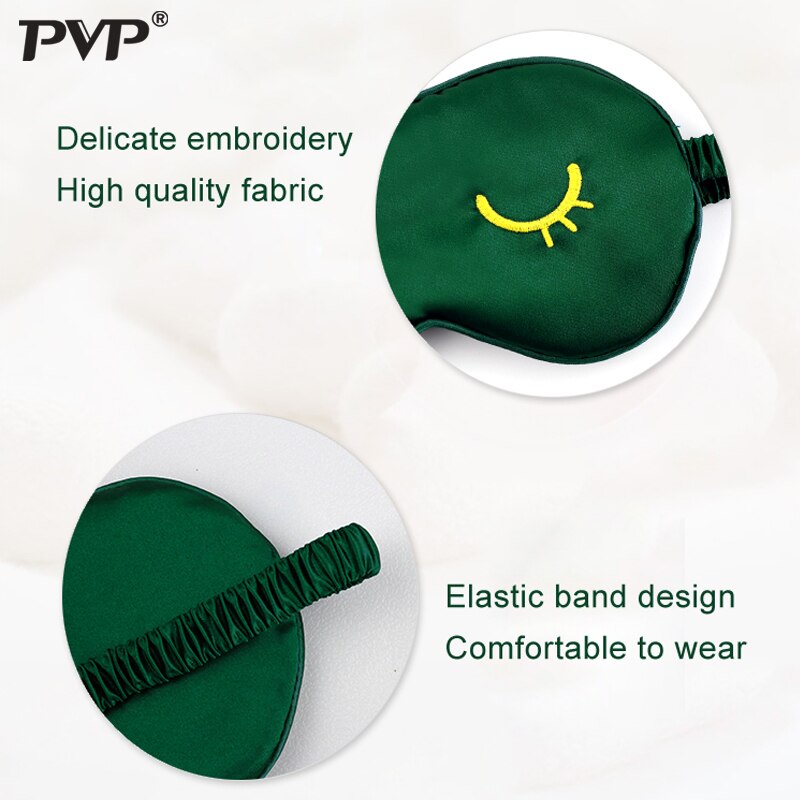 1pcs Eye Cover Silk Sleep Eye Mask Relax Sleeping Padded Shade Patch Eyemask Blindfolds Women Men Travel Sleep masks for relax