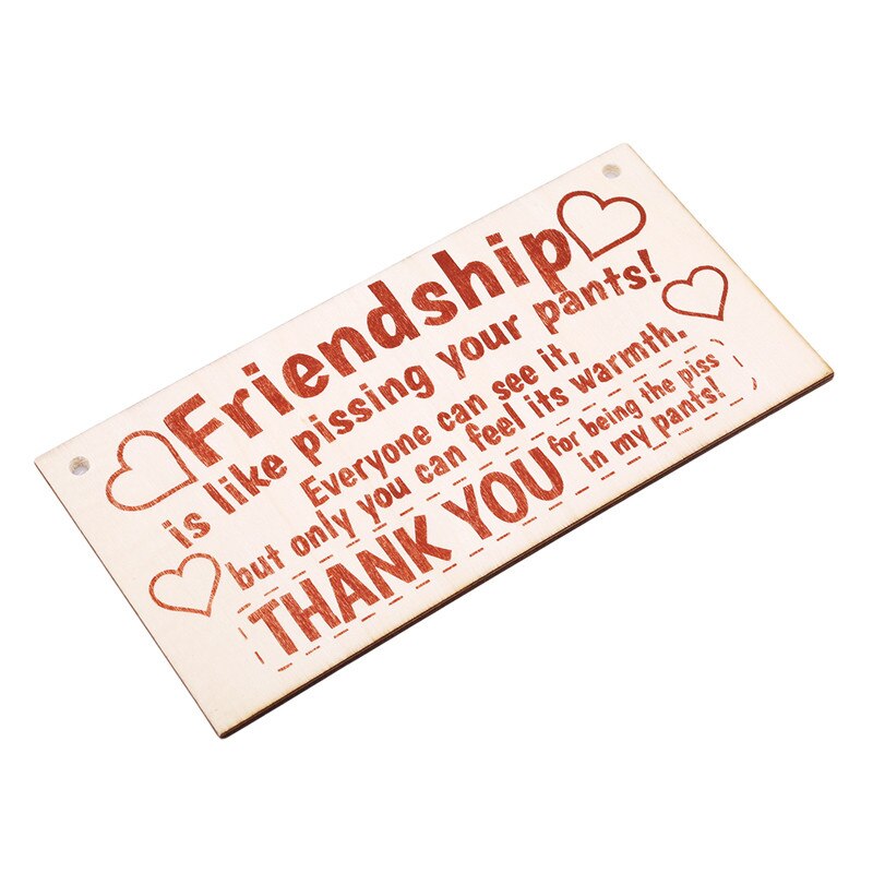 Friendship Sign Best Friend Plaque Shabby Chic Hea... – Vicedeal