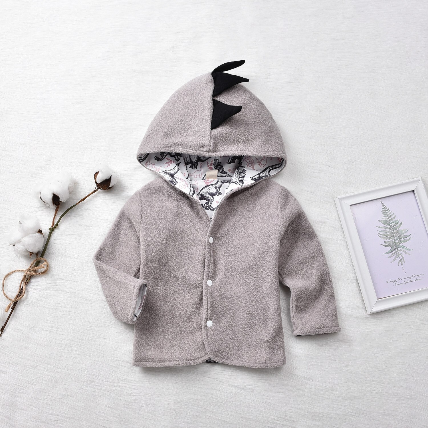 Baby Spring Autumn Clothing Toddler Kids Baby Boy Girl Dinosaur Hoodie Coat Jacket Winter Outwear Clothes 6M-5T