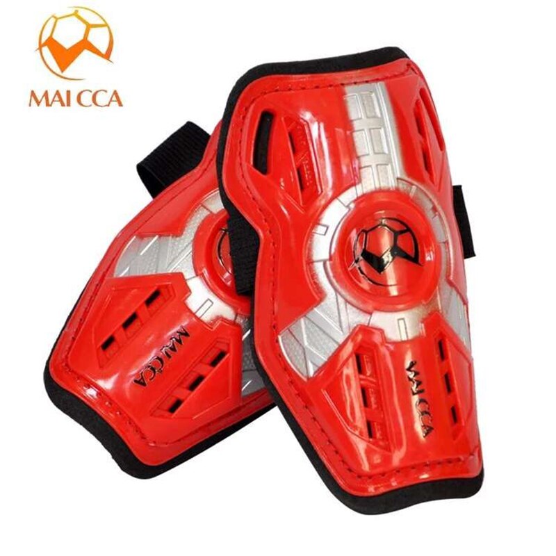 Maicca footbal shin guard crianças profissional caneleiras crianças luz protetor de perna spile macio esportes guarda futebol caneleiras guardas