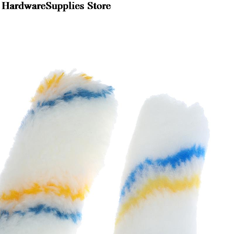 10pcs 4 inch Craft Paint Foam Rollers Decorative Corner Roller Brush Sponge Paint Roller Sleeves Decorating Painting Tool