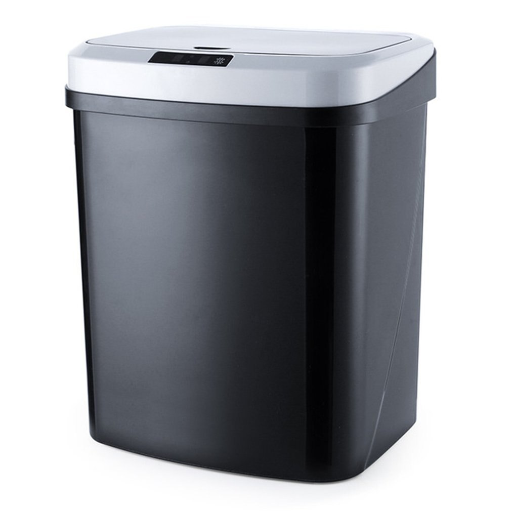 Automatic Touchless Smart Infrared Motion Sensor Rubbish Waste Bin Kitchen Trash Can Home garbage bins: Default Title