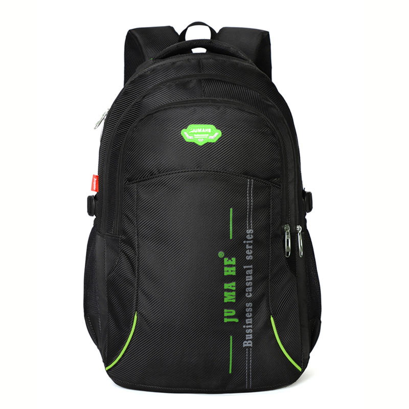 Multifunktionel bærbar rygsæk til mænd vandtæt usb rygsæk teen skoletasker store kapacitet studerende taske til teenage: Grøn