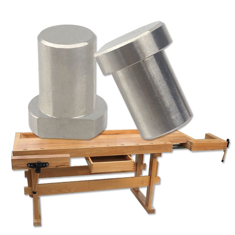 Butée d'établi, bloc de Tenon de limite en acier inoxydable, hauteur fixe, accessoires de Table pour le travail du bois, 20mm