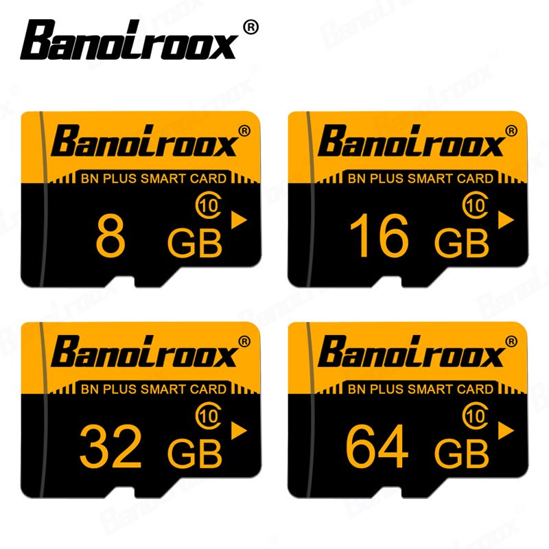 Banolroox class10 Mikro sd karte neue speicher karte 8gb 16gb 32gb 64gb 128gb TARJETA microsd 32gb c10 Mini TF karte mit Freies Adapter