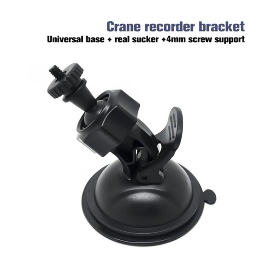 Car Suction Cup Mount Camera DV Tachograph Bracket Stand Car Video Recorder Driving Recorder Car Bracket Thread Mouth