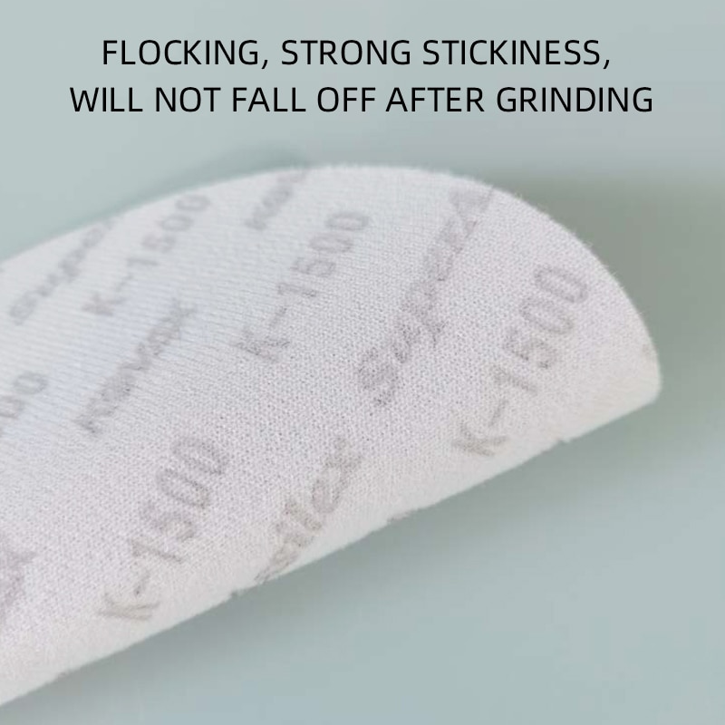 25 PCS KOVAX 6 Inch Sandpaper Round Flocking Car Paint Beauty Fine Sanding 150mm 2000 Grit