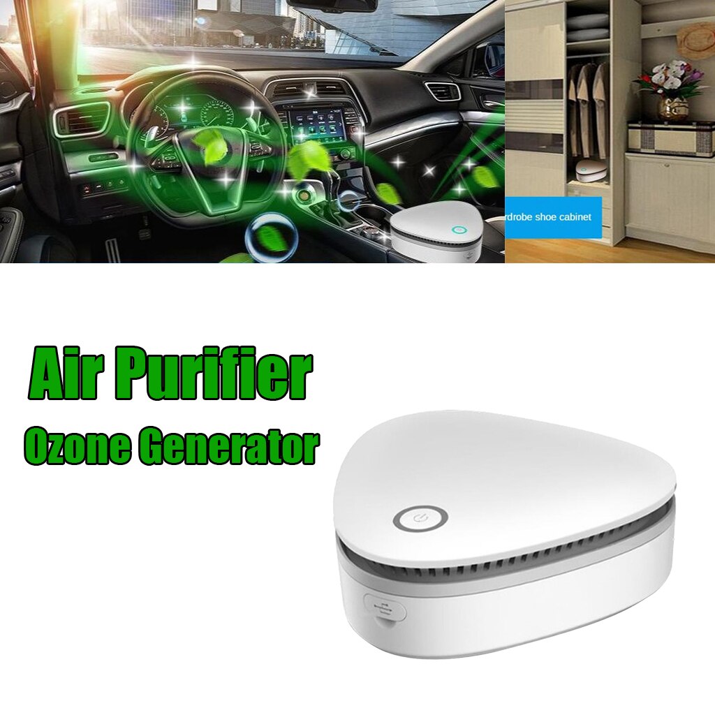 Air Purifier Ozone Generator Odor Removal Scent Elimination for Home Travel