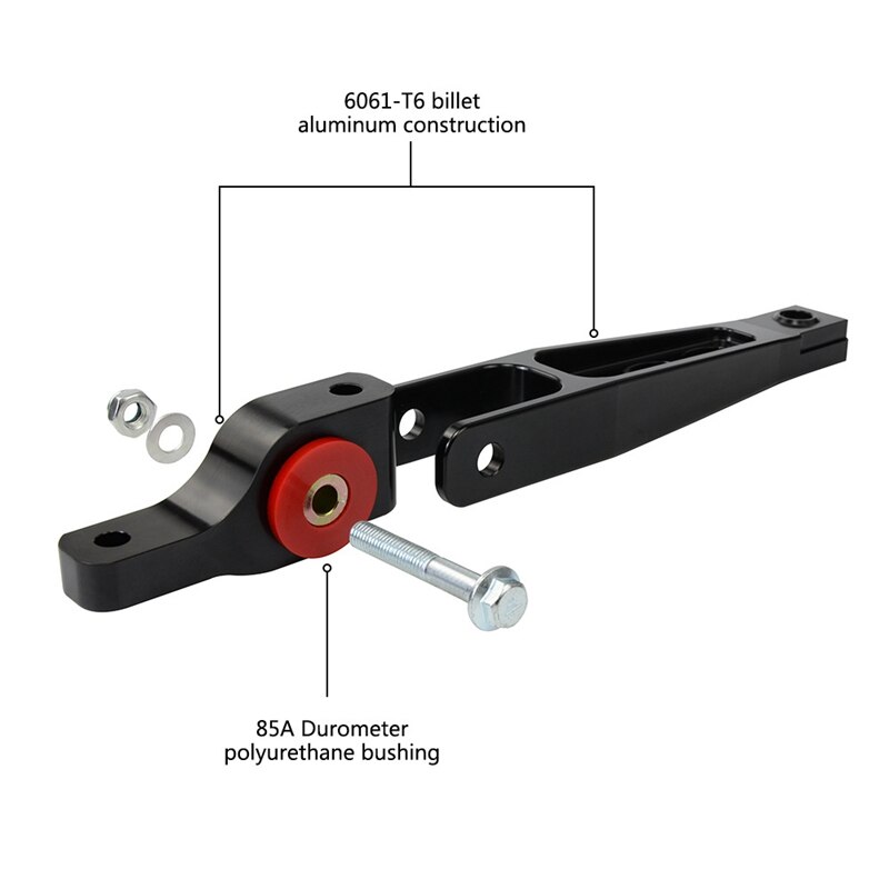 Spherical Pendulum Mount Motorsport Billet Dogbone Mount Compatible for 15+ 8V/8S A3 TT V-W Mk7 Golf Skoda Seat 5Q0198037