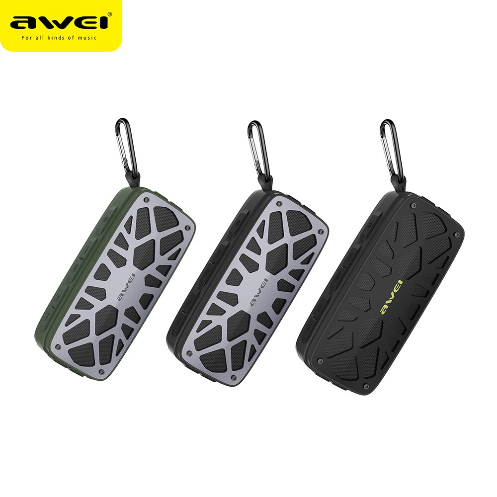 Altavoz Bluetooth estéreo de 2 canales Wei Y330 bajo profundo TWS barra de sonido inalámbrica 6W altavoz portátil exterior compatible con tarjeta TF USB