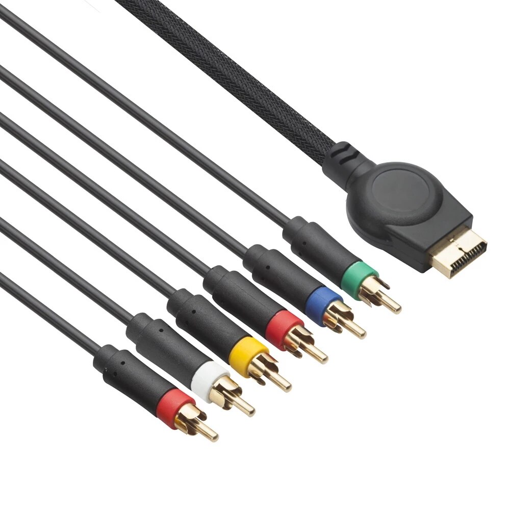 Component av kabel høj opløsning hdtv komponent rca audio video kabel kompatibel med til  ps3 ps2 spillekonsol