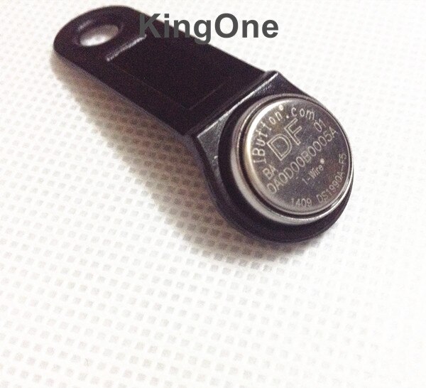 100 stuks dallas  ds1990a ds1990 f5 ibutton i-button 1990a-f5 elektronische sleutel ib tag kaarten fobs zwarte handgreep