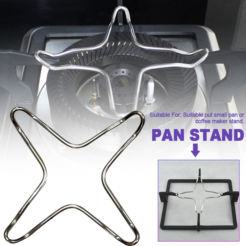 Support Accessories Stainless Steel Universal Pan Stand Restaurant Cookware Milk Pot For Gas Cooker Coffee Maker Rack Stove Top