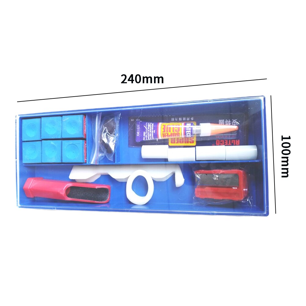 Glue Billiard Supplies Outdoor Portable Snooker Pool Cue Tip Multifunctional Repair Tool Kit Ferrule Shaver Splint Accessories