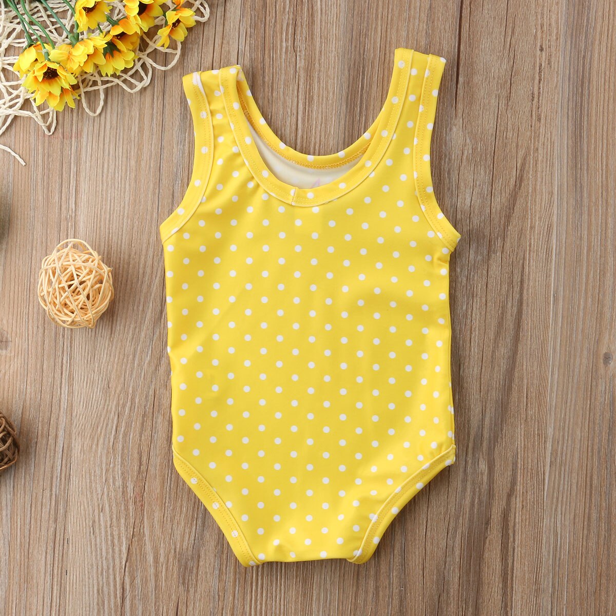 Een Stuk Kids Baby Meisje Ananas Print Badmode Leuke Gedrukt Badpak Badpak Beachwear