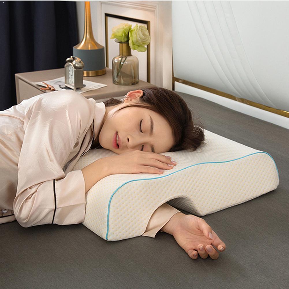 1pc Couple Pillow Home Memory Foam Pillow Breathable Skin-friendly 1.7kg Hug Slow Arch Rebound Pillow H0T3