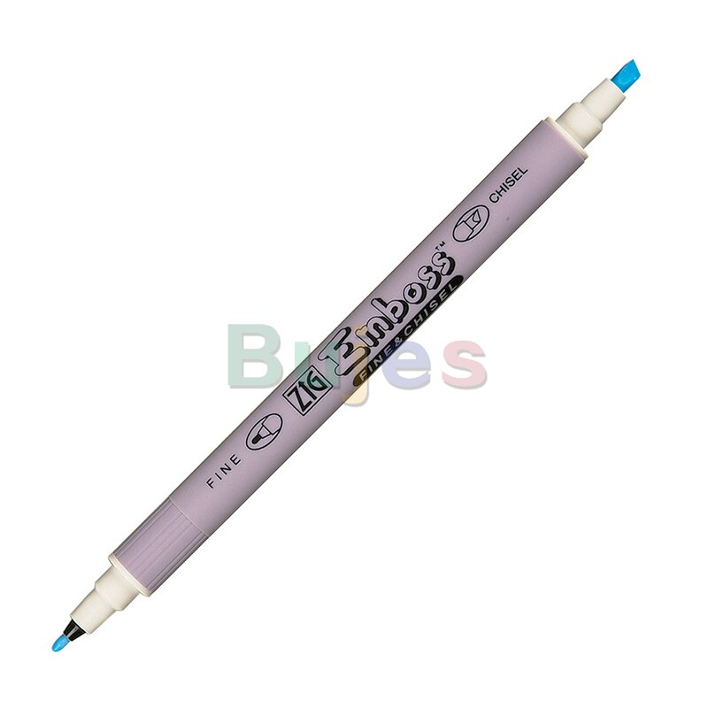 Kuretake Zig Emboss Twin Tip ,Embossing easily creates dimension and surface texture,Waterbased Ink,Available in 4 sizes: TC-6700 2pcs