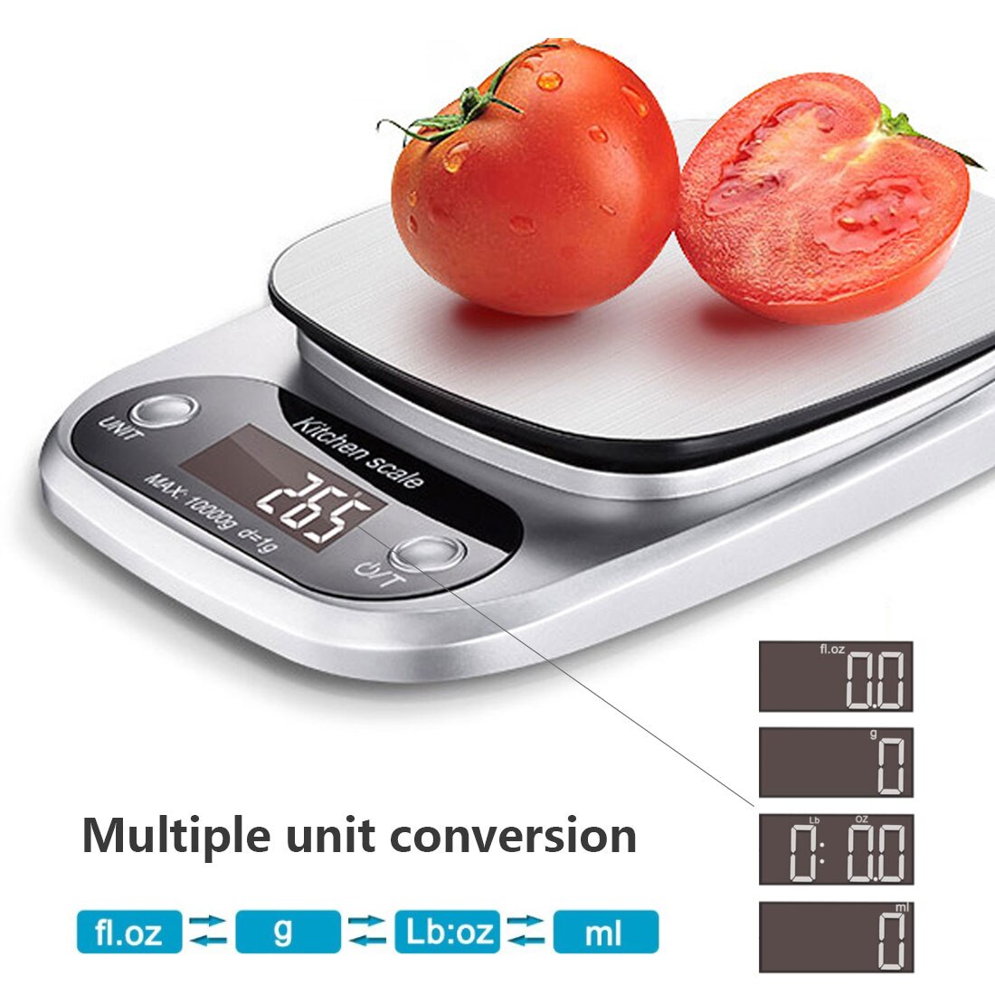 Smart LED Digital Kitchen Scale 10kg Food Scale Multifunctional Electronic Scale High-precision Baking Scale Family Essential