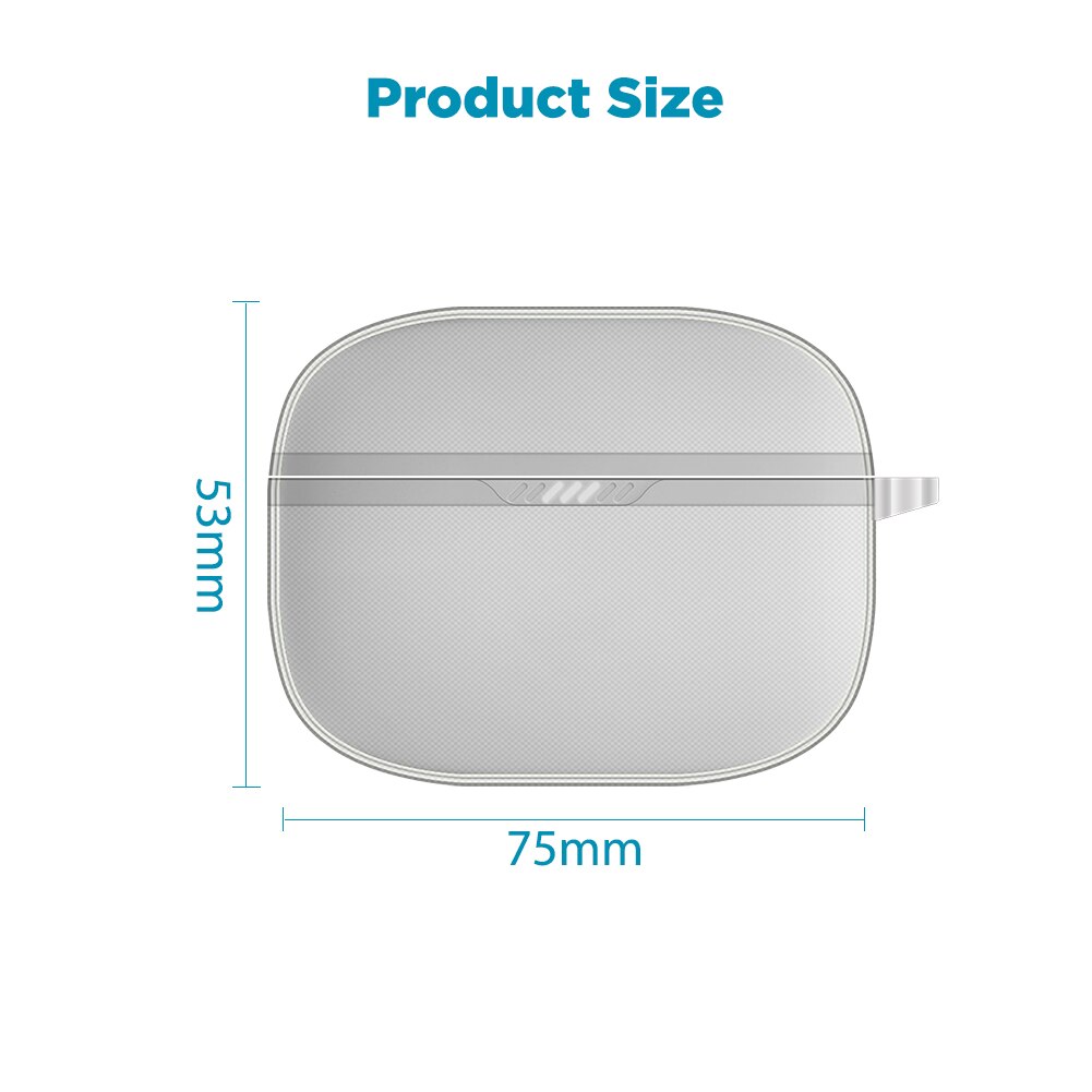 Charging Case Shell TPU Transparent Dust Case Cover for JBL TUNE 130NC TWS True Wireless Noise Cancelling Bluetooth Headphones