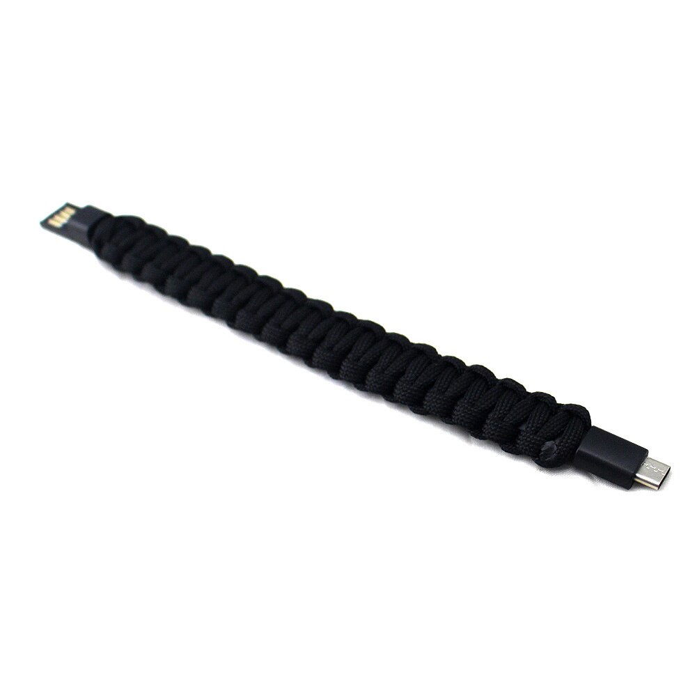 Telefon Geflochtene Armband Schnelle Portable Outdoor Draht Daten Kabel Wearable Wrist USB Lade Typ C Zubehör Für HUAWEI