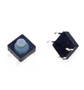 8*8 four-pin silicone tact switch 8*8*5 pin silent button four-pin pin conductive silicone