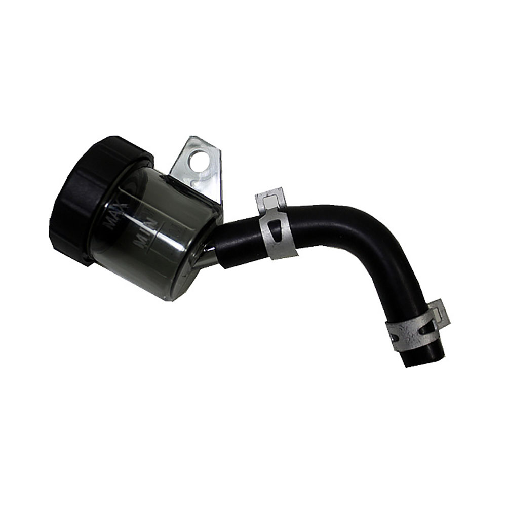 Fluid Reservoir Transparent Black Motorcycle Cylinder Leakproof ABS Tank Front Rear Brake Easy Install Accessories Oil Cup
