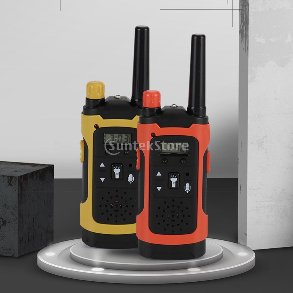2Pcs Walkie Talkies for Kids Two Way Radios Handheld Mini Kids Walkie Talkies for Best Kids Toys