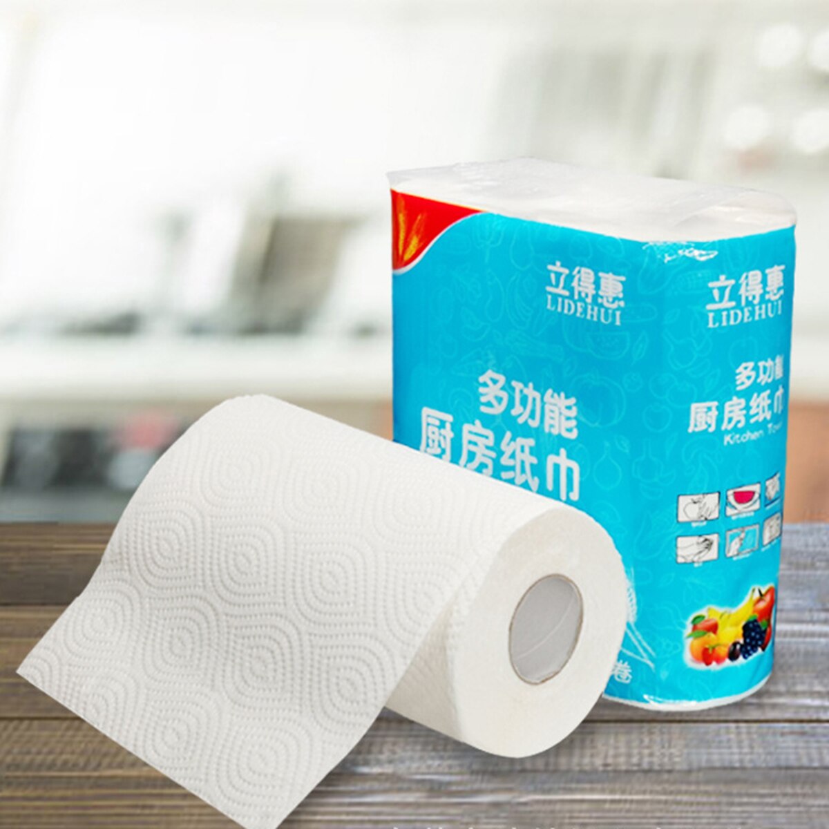 2 Roll Of Kitchen Paper Towels Strength And Absorbency 75 2-Ply Sheets Per Roll Rolling Paper