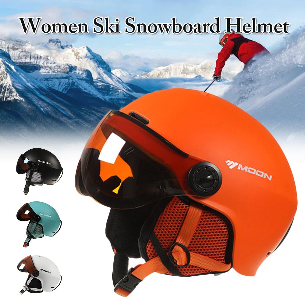 Ski Helm Erwachsene Professionelle Ski Ausrüstung Snowboard Schutz Getriebe Warm Und Sicher Nette Helm Kinder Mann Frau Dame