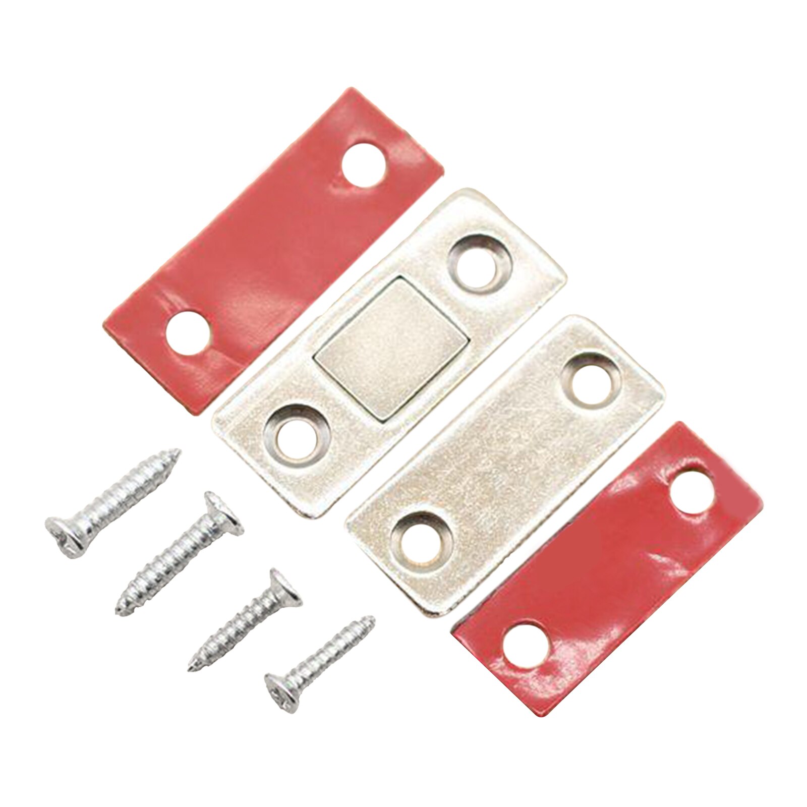 Set of 2 Household Cabinet Door Catch Latch Kitchen Closet Door Closing Magnetic Door Catch Closer Latch Easy to Install