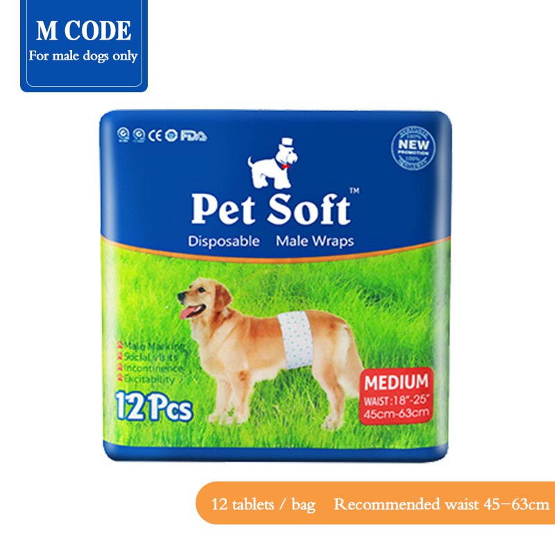 Tedi Cong-pañal suave para perros, productos desechables para mascotas, patrón de una generación: M