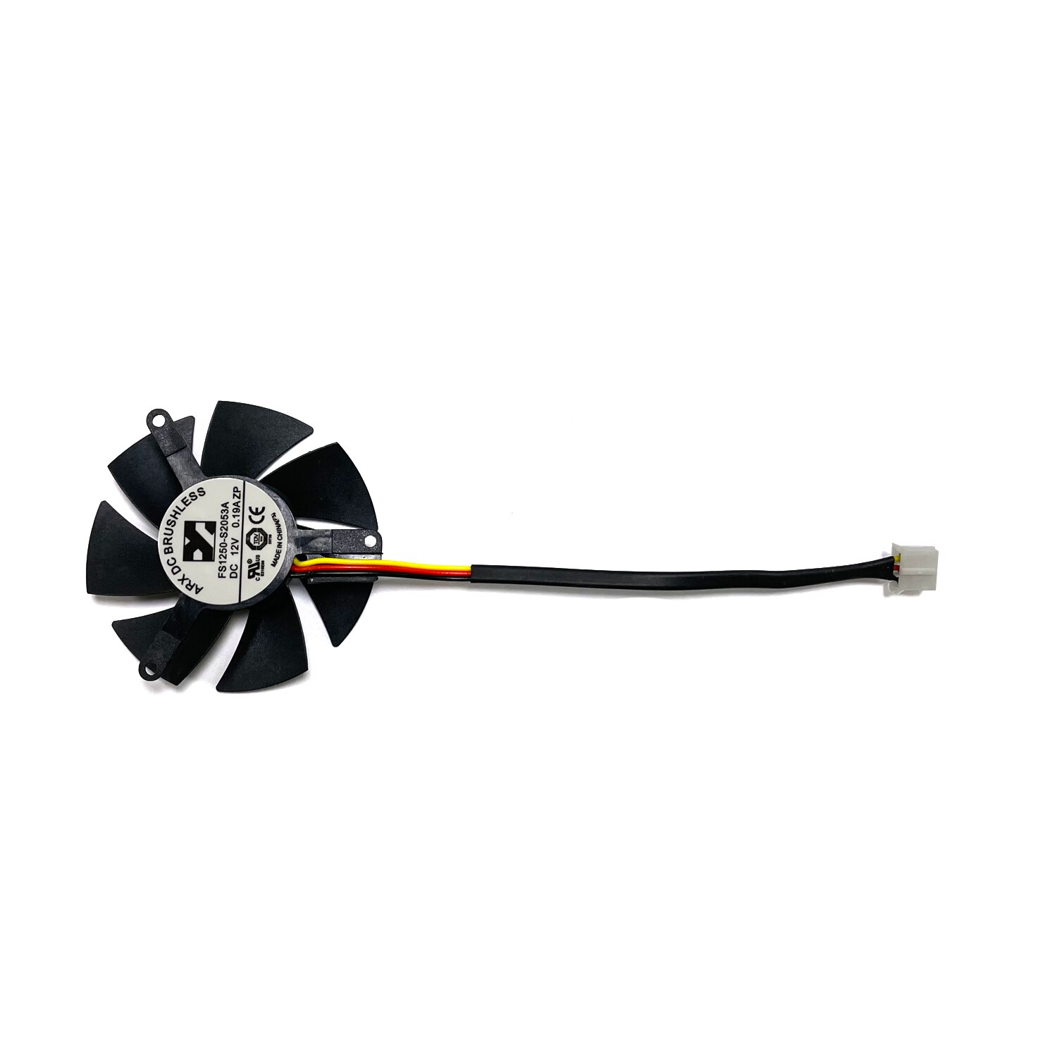 GIGABYTE GTX 1050 OC Low Profile Cooling Fan Replacement FS1250-S2053A 12V 0.19A GTX1050/1050Ti Graphics Card Fan