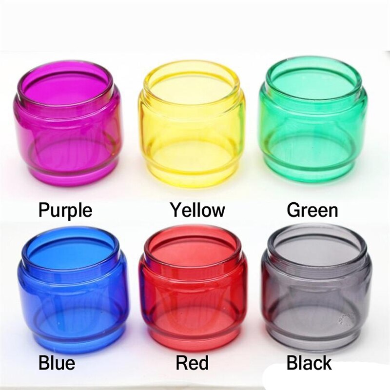 TFV8 Baby V2 Colorful Replacement Bulb Pyrex Glass Tube 3pcs