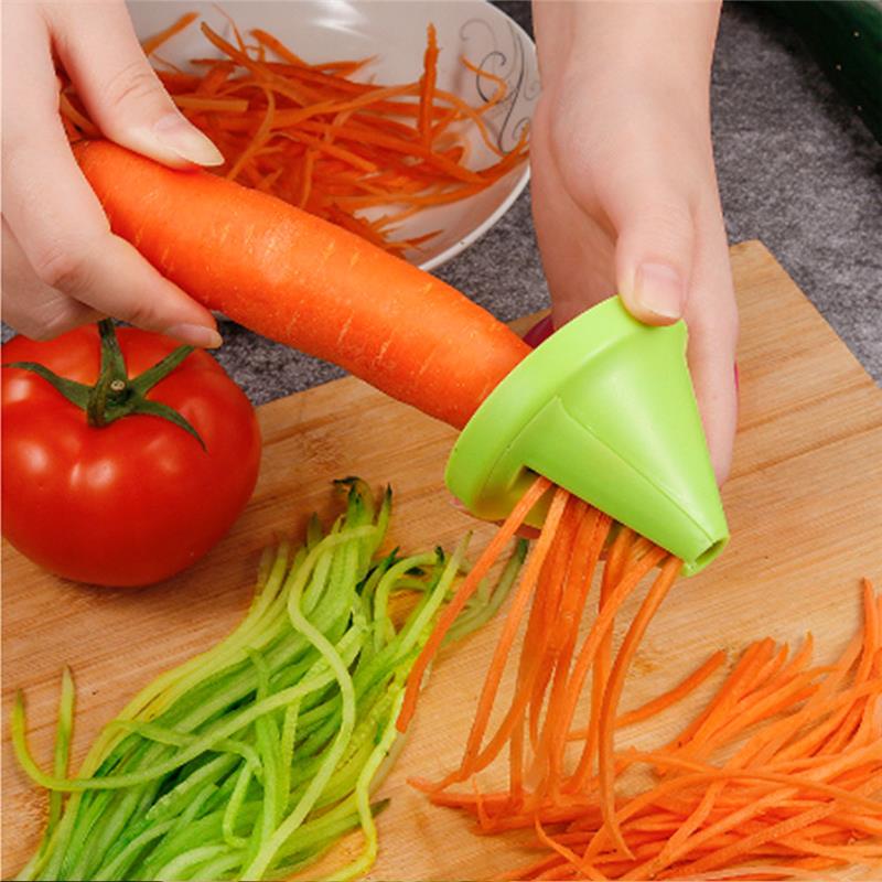 1PC Kitchen Multi-Function Cutter Spiral Wire Cutter Rotary Cutter Cut Vegetable Grater kichen tool
