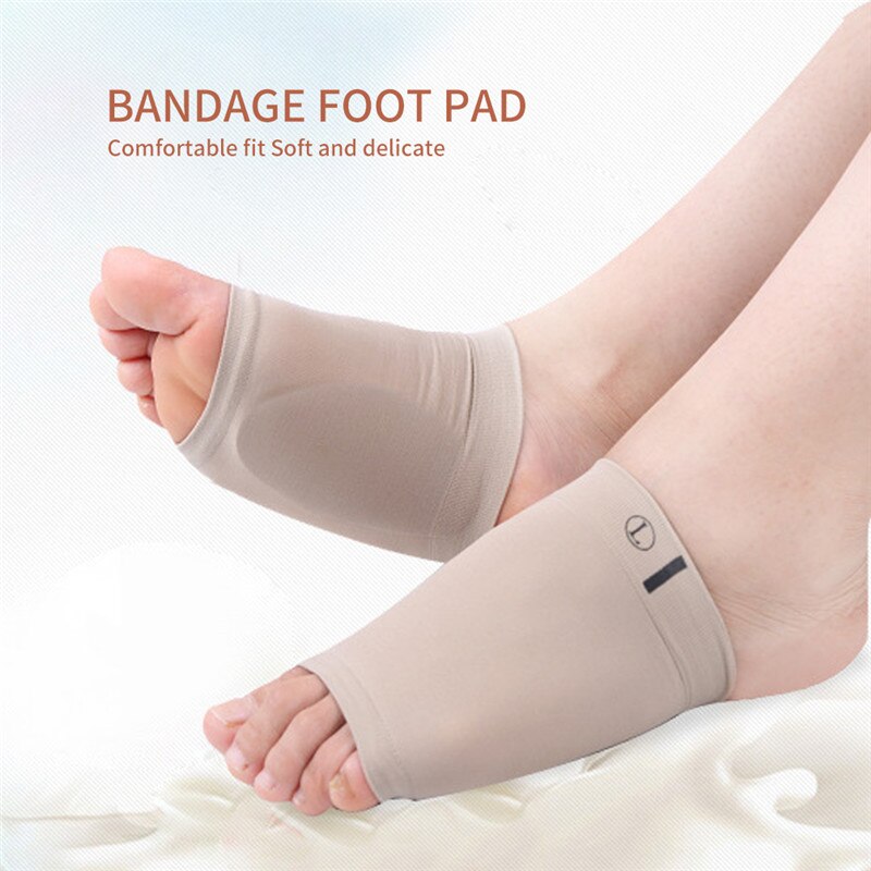 2Stck Plantarfasziitis Ferse Sporen Fuß Pflege Bogen Unterstützung Ärmeln Flache Füße Hülse Socken Entlasten Schmerzen Kissen Orthesen Einlegesohlen