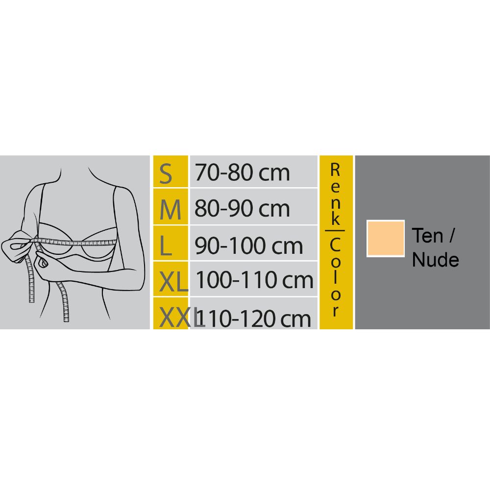 Ritmic Borstbeen Ondersteuning Corset Thorax Borst Brace 26 Cm Mannen &amp; Vrouwen