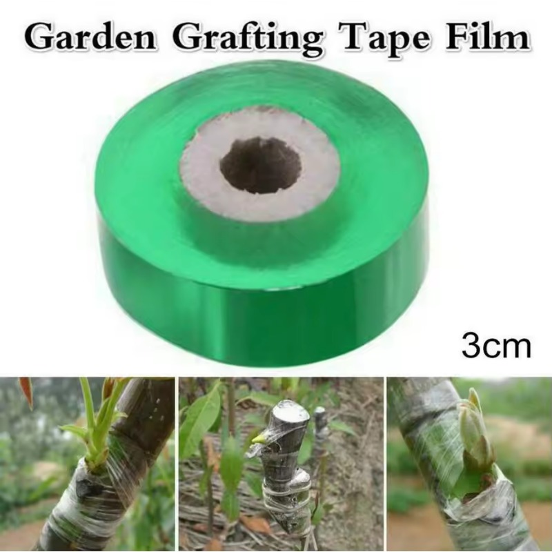 Cinta de injerto biodegradable ecológica de 100m de longitud, membrana de injerto, cinturón de unión para jardinería, dos tamaños de ancho para elegir, 1 Uds.