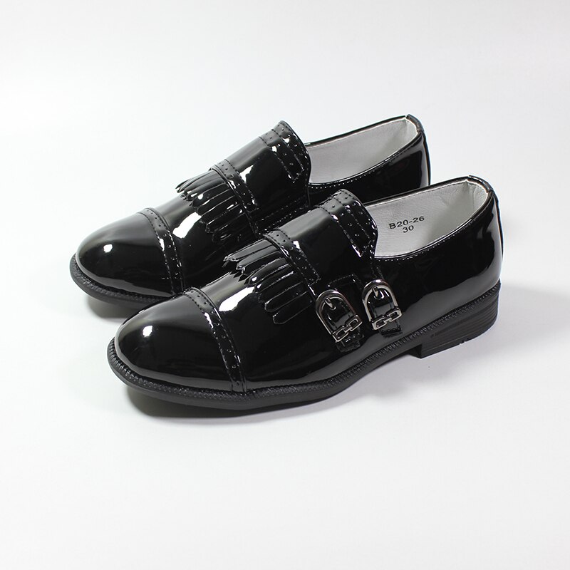Boy Formal Shoes Patent Leather Dress Shoes Kids S... – Grandado