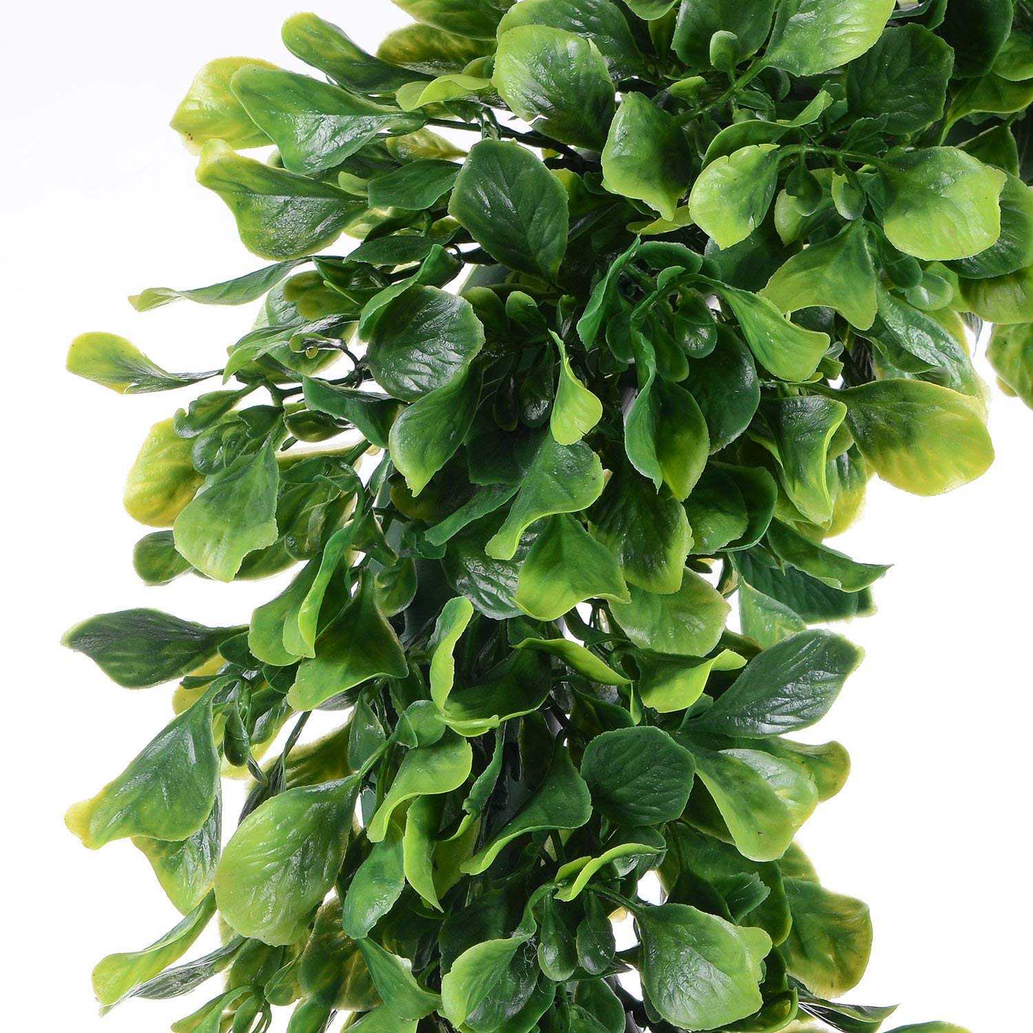 Kunstmatige Groene Bladeren Krans-15 inch Buxus Krans Outdoor Groene Krans Voor Voordeur Muur Raam Party Decor